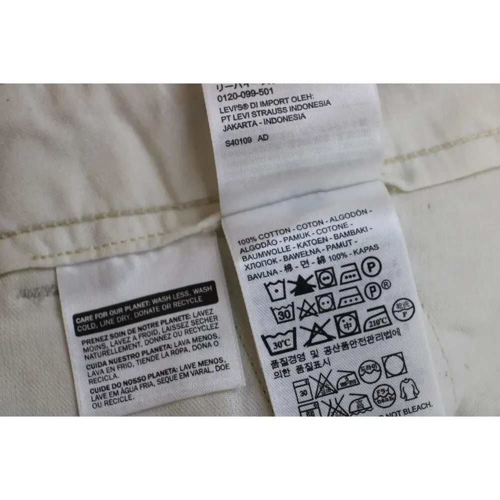 Levis Shorts Men 38 Beige 100% Cotton Cargo 11